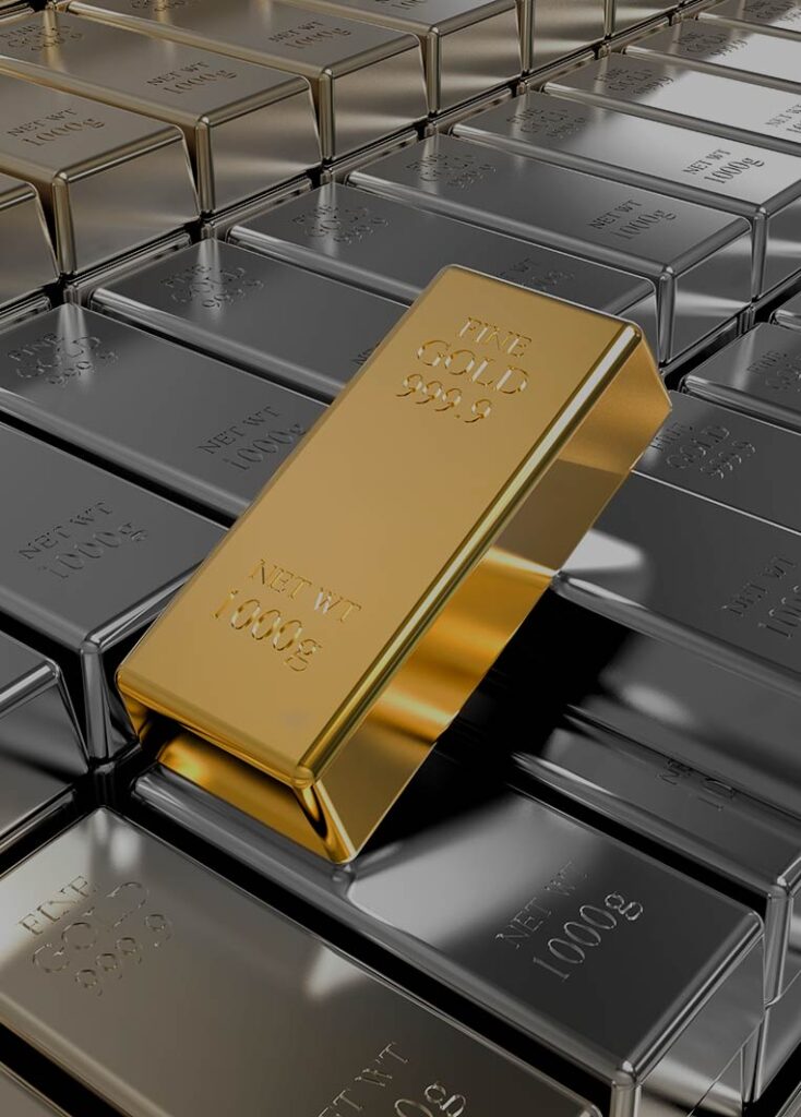 seguro lingotes gemas metales